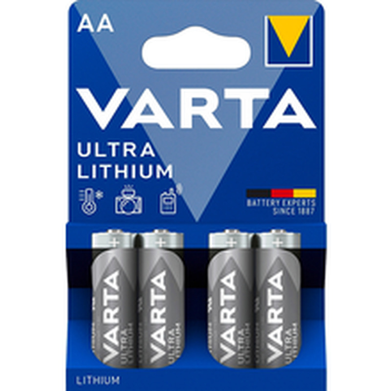 patarei varta ultra lithium aa 4 tk