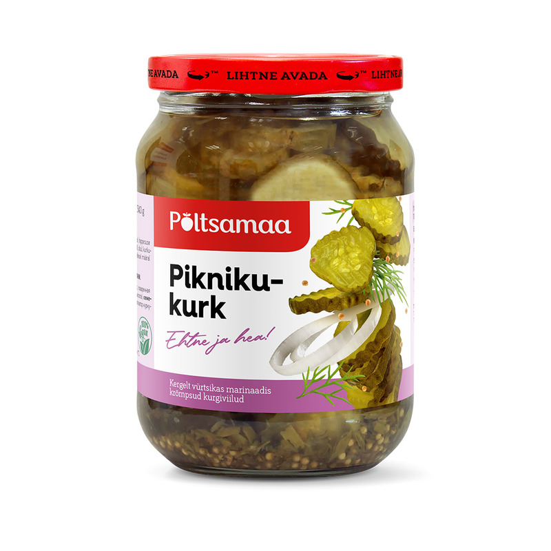 Piknikukurk viilutatud, PÕLTSAMAA, 680 g