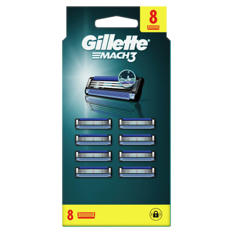 Terad Gillette MACH3, 8tk.