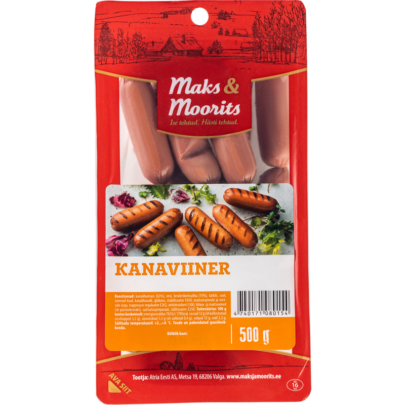 Kanaviiner, MAKS & MOORITS, 500 g