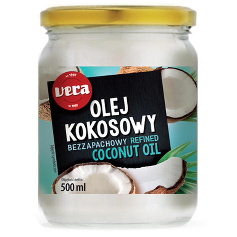 VERA Kookosõli 100% 500ml (klaaspurk)