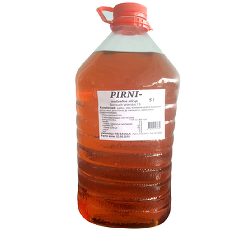 BACULA Pirnimaitseline siirup 5l