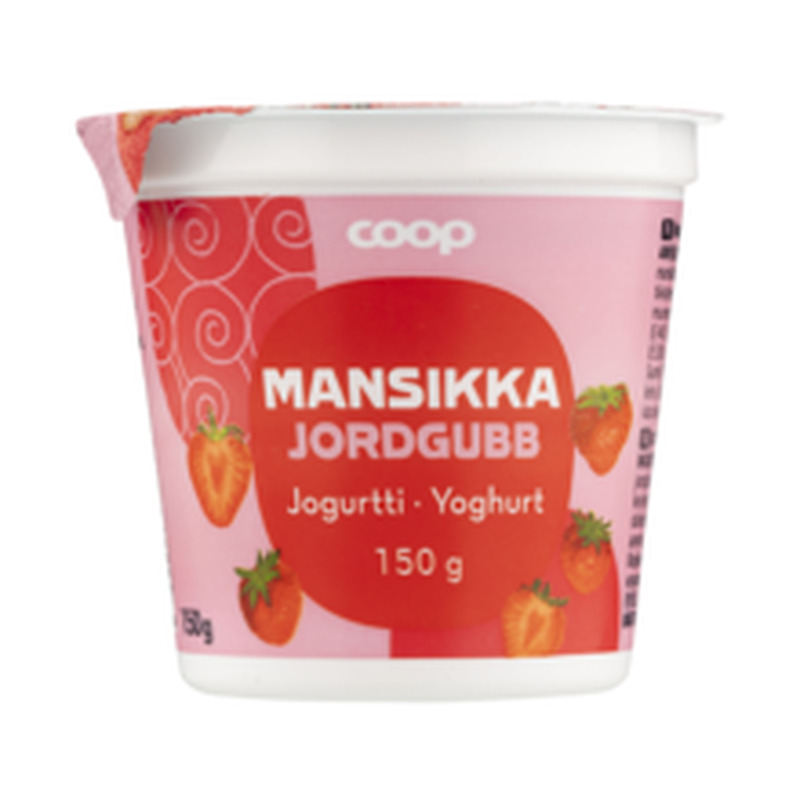 COOP maasikajogurt 150g