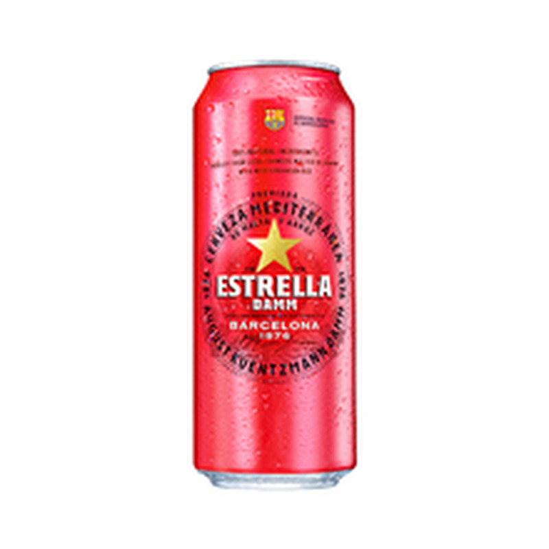 Hele õlu Damm Barcelona, ESTRELLA, 500 ml purk