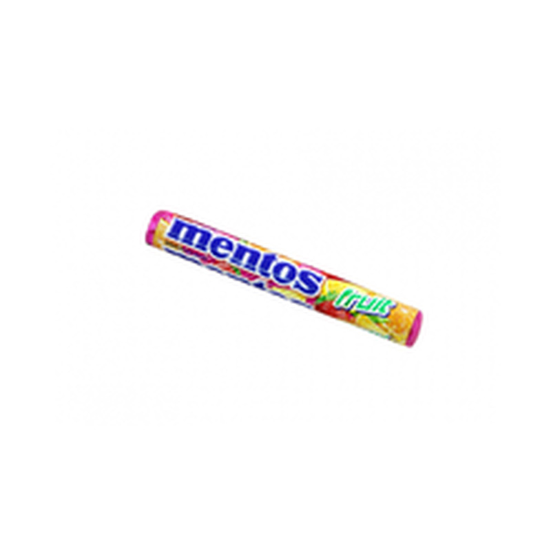 Mentos puuviljamaitseline nätsukomm 38 g