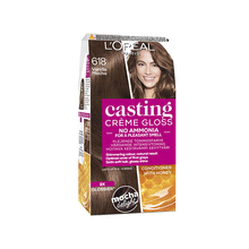 Poolpüsivärv Casting Creme Gloss 618 Moka