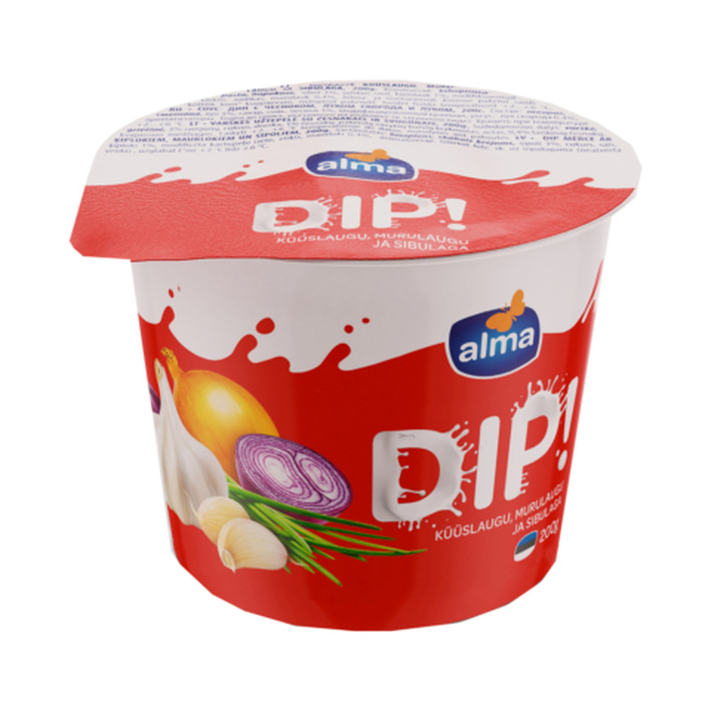 Dipikaste küüslaugu-sibula-murulaugu Dip! 200g