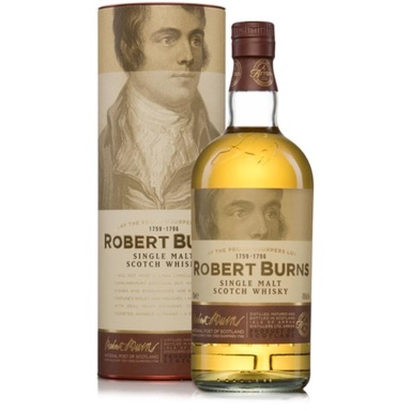 ROBERT BURNS Single Malt Scotch whisky 43% 70cl (tuub)