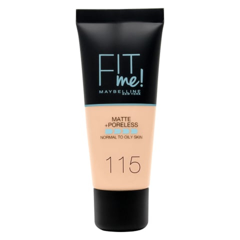 Jumestuskreem Fit me matte 115 ivory, MAYBELLINE