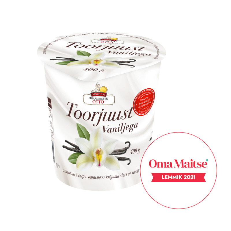 Toorjuust vaniljega Piimameister Otto, ESTOVER, 400 g