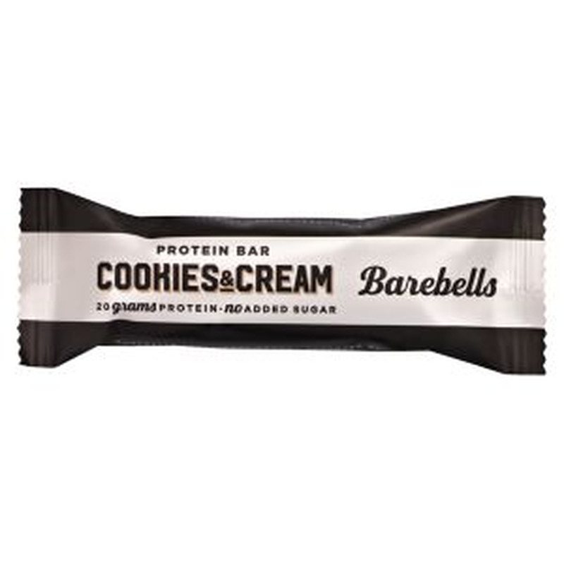 Proteiinibatoon Cookies&Cream, BAREBELLS, 55 g