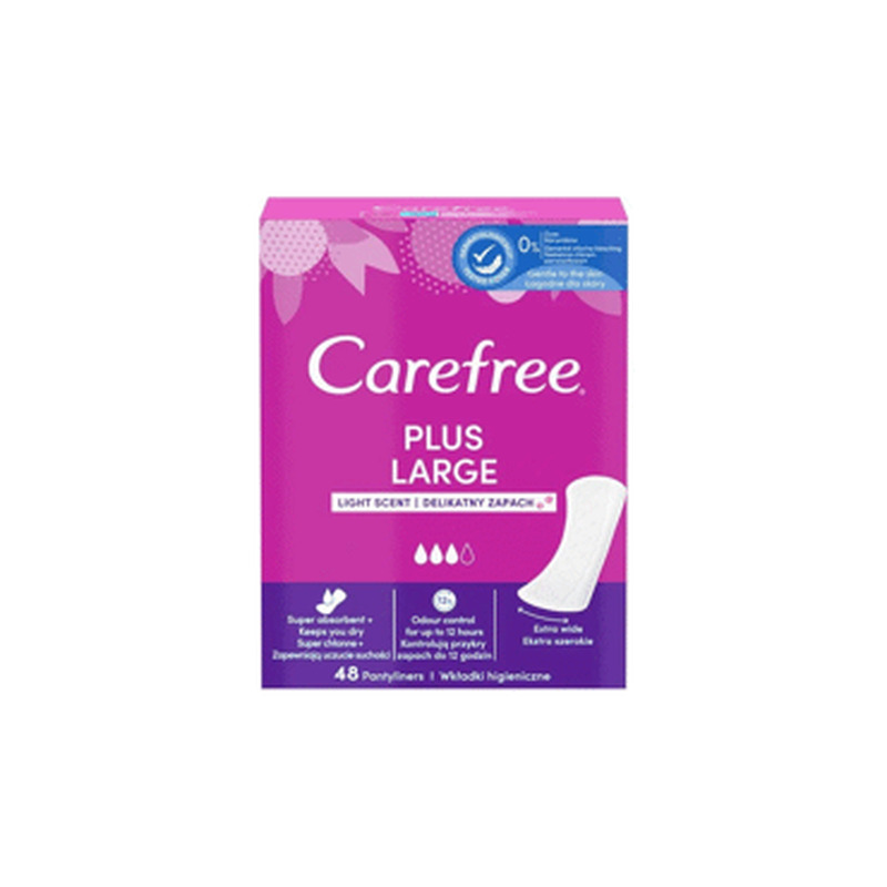 Pesukaitsm.CAREFREE Plus Large Light48tk