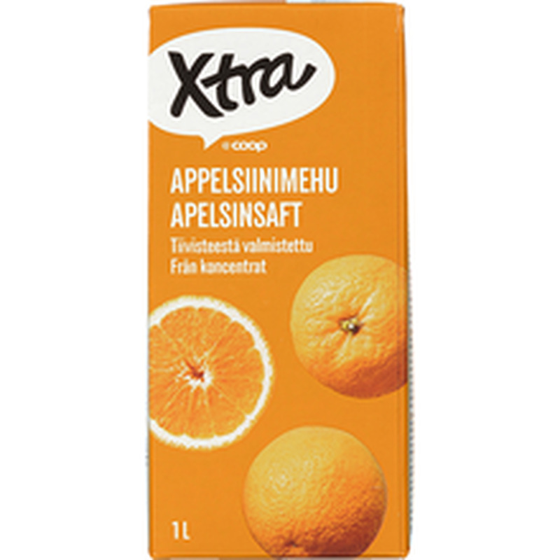 X-tra apelsininektar 1L