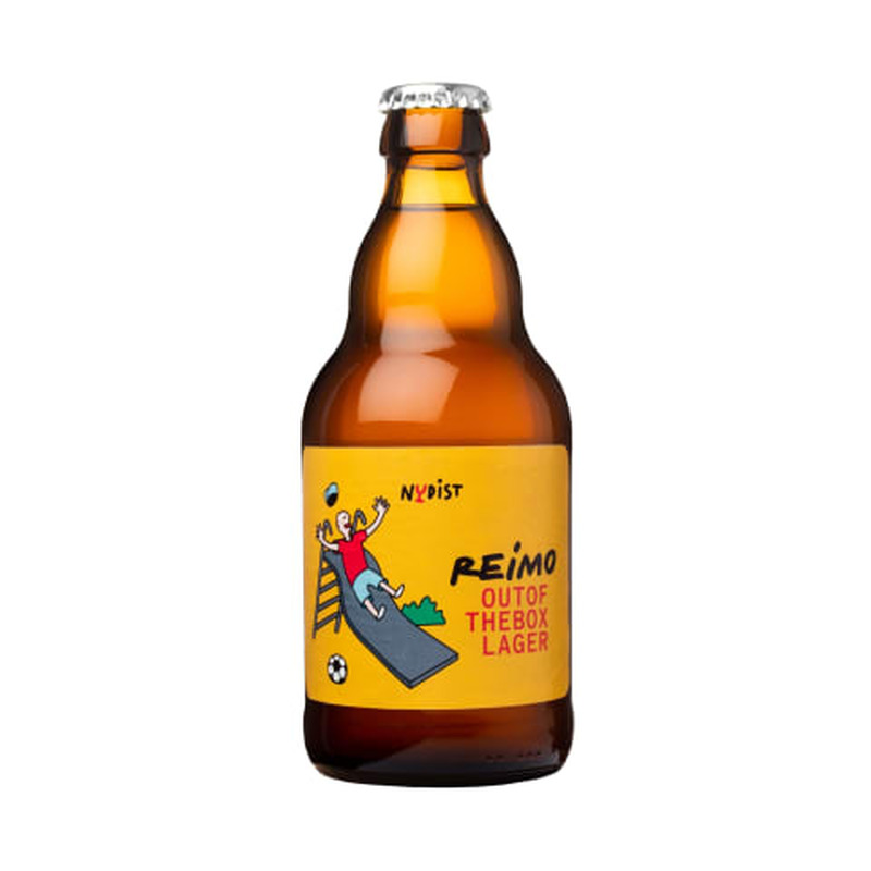 Õlu Nudist Reimo Out-of-the-Box Lager 5%vol 0,33l pudel