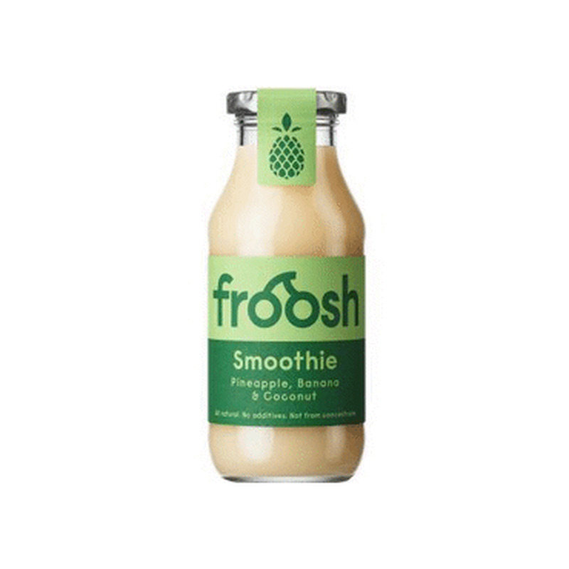 Ananassi-banaani-kookose smuuti, FROOSH, 250 ml