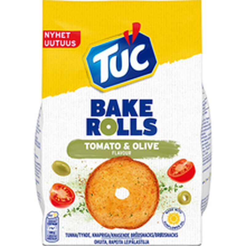 TUC tomati-oliivi-leivakrõpsud 150 g