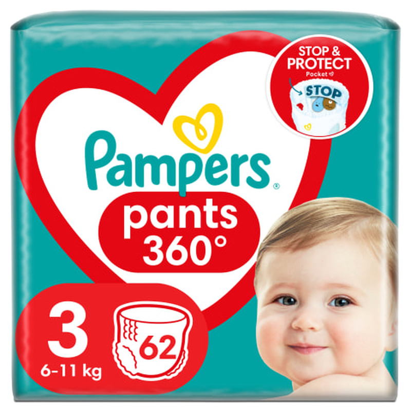 Püksmähkmed Pampers Jumbo S3 6-11kg 62tk