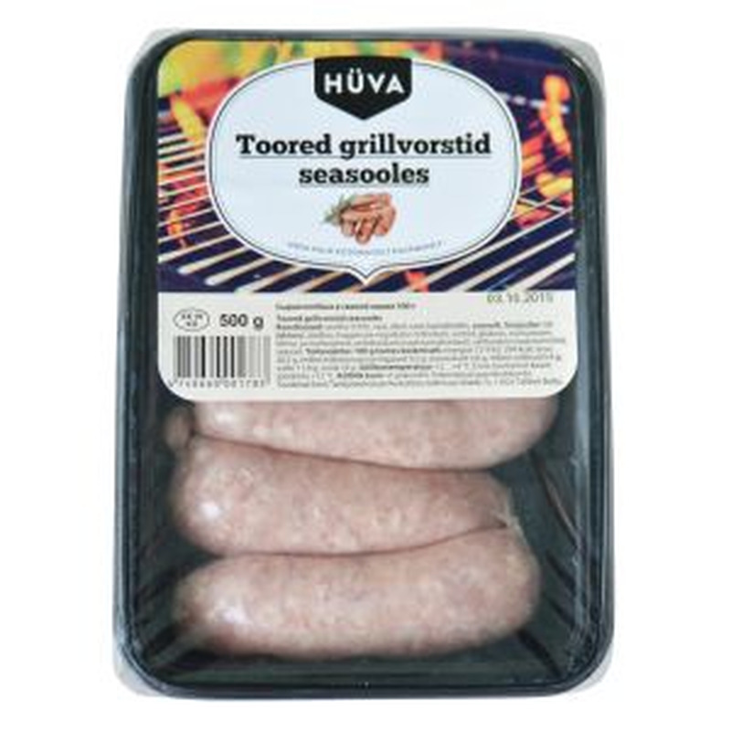 Hüva Toored grillvorstid seasooles 500g