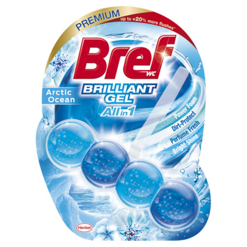 BREF Brilliant Gel WC värskendusgeel Arctic Ocean 42g