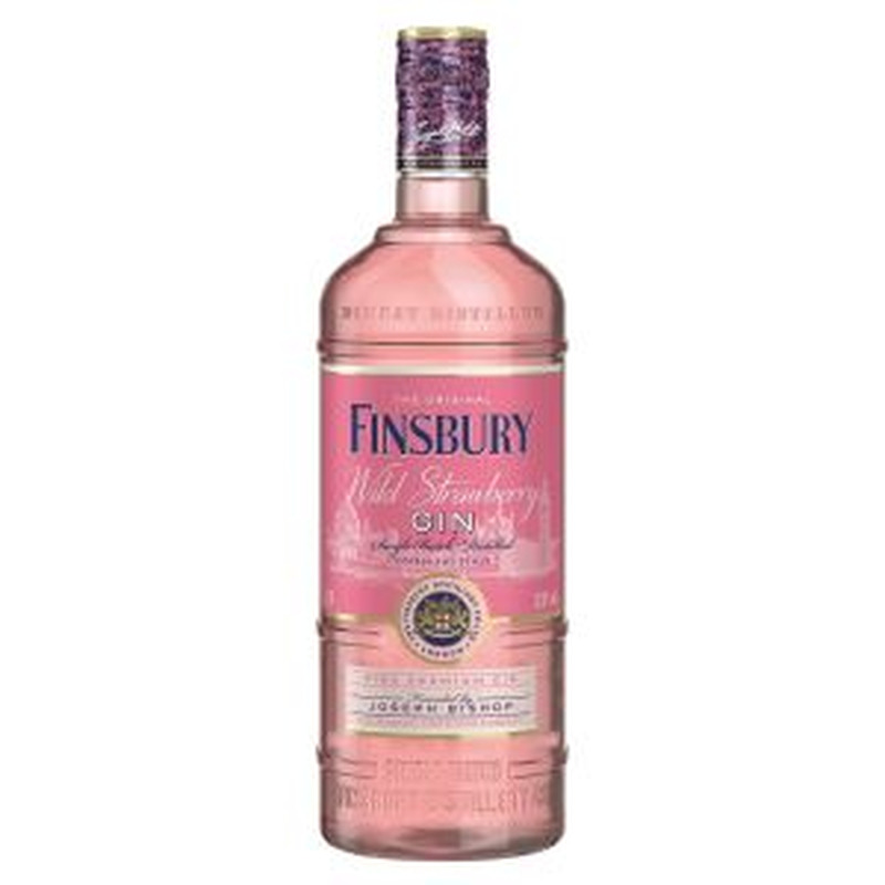 Gin Wild Strawberry 37.5%, FINSBURY, 0,7 L