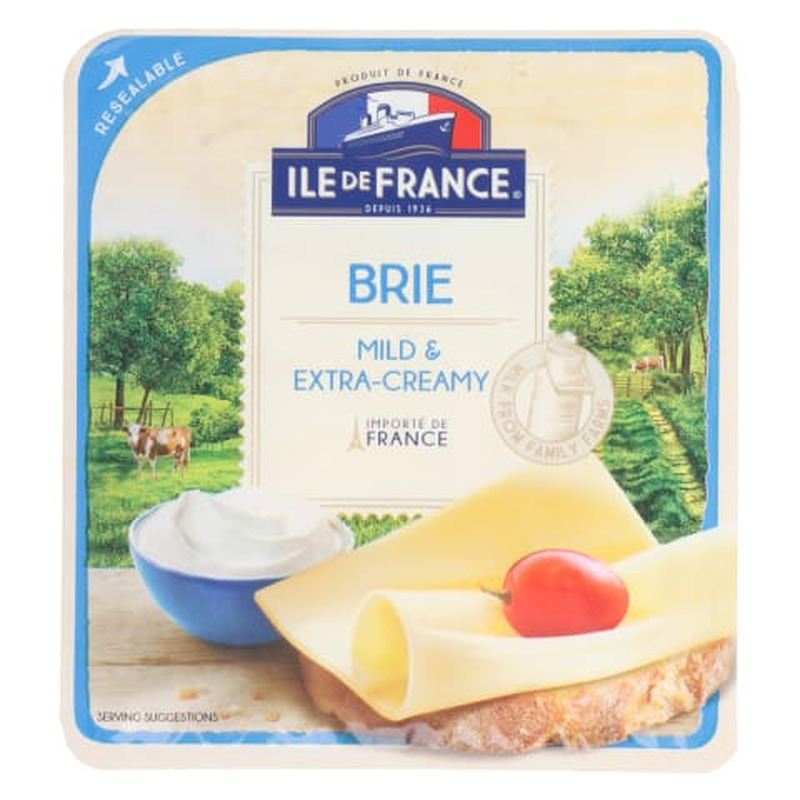 Valgehallitusjuust Brie viilud, ILE DE FRANCE, 50 g