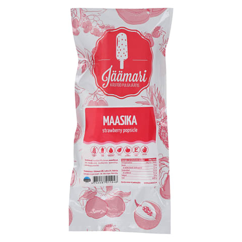 Pulgajäätis Maasika Jäämari 80g