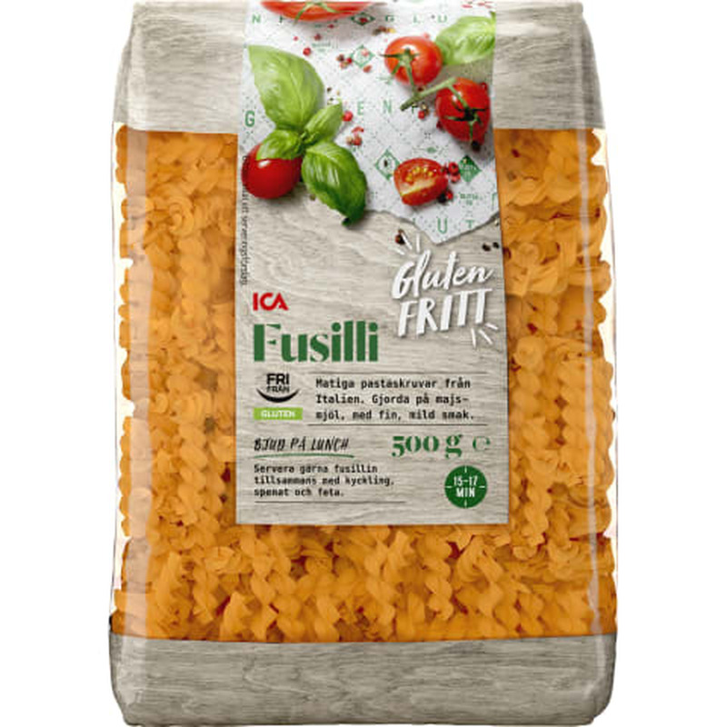 Pasta Fusilli ICA gluteenivabad 500g