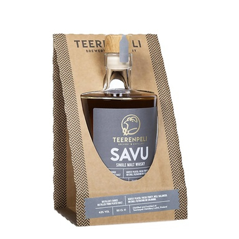 TEERENPELI SAVU Single Malt whisky 43% 50cl (karbis)