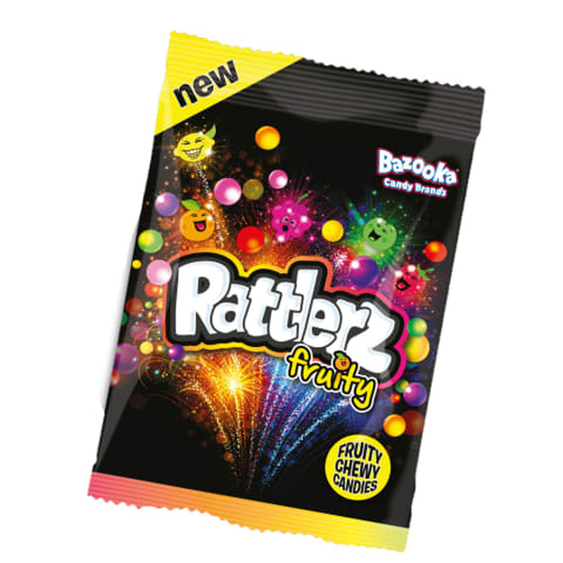 Närimiskommid Bazooka Rattlerz Fruity 120g