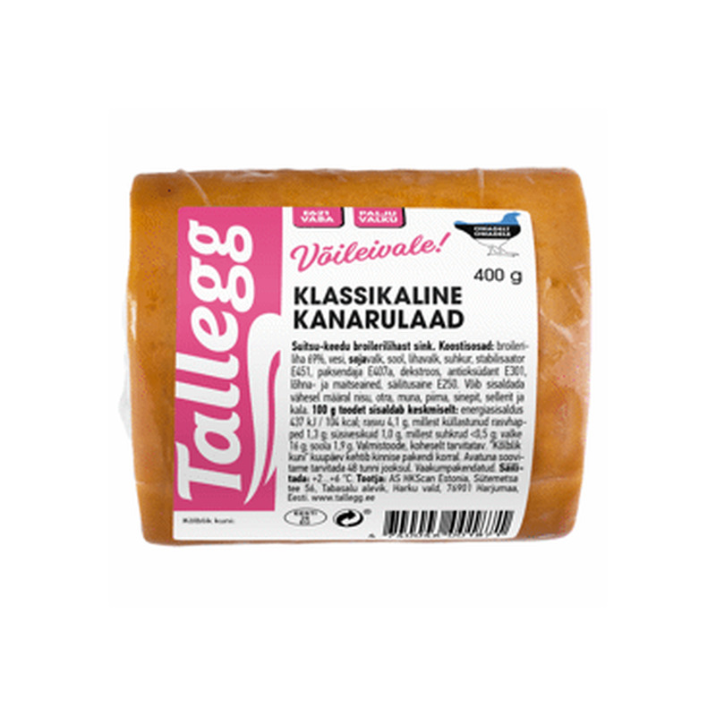 Klassikaline broilerirulaad TALLEGG,400g