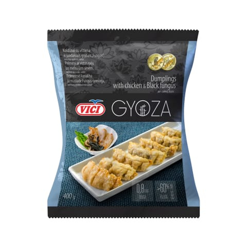 Pelmeenid Gyoza kana ja seentega Viči 400g