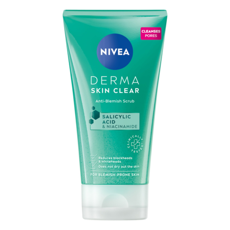 Näokoorija Nivea Derma Skin Clear 150ml