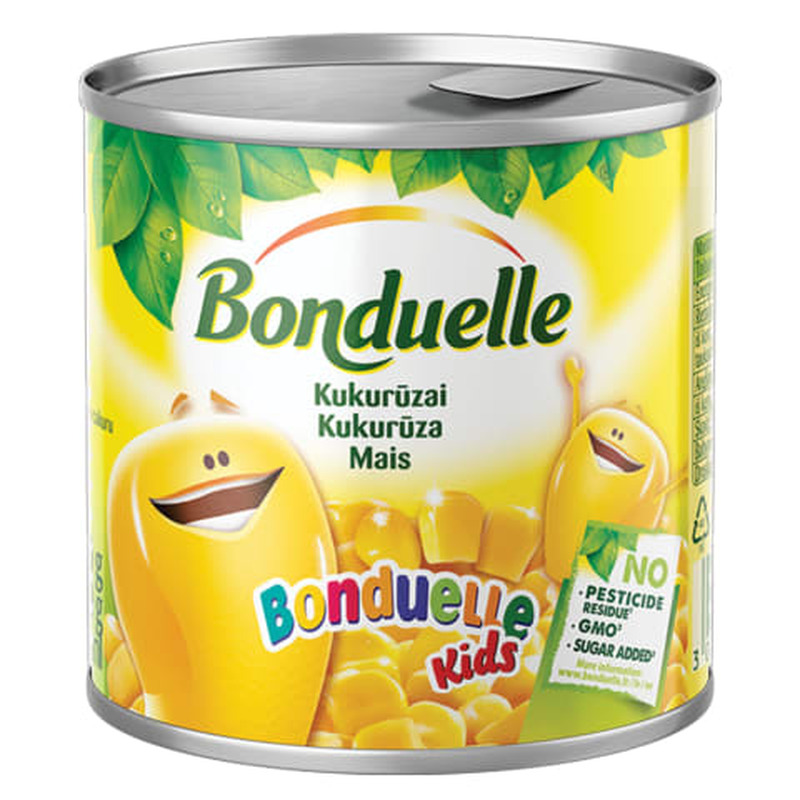 Suhkrumais konserveeritud Bonduelle Kids 170g/140g