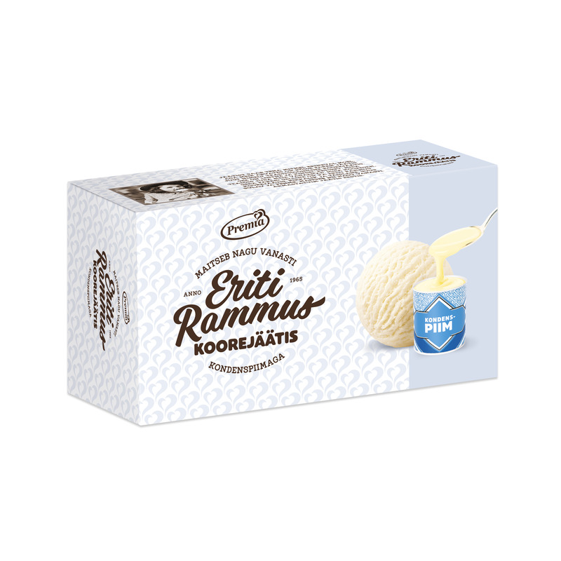 Kondenspiima perejäätis, ERITI RAMMUS, 480 g