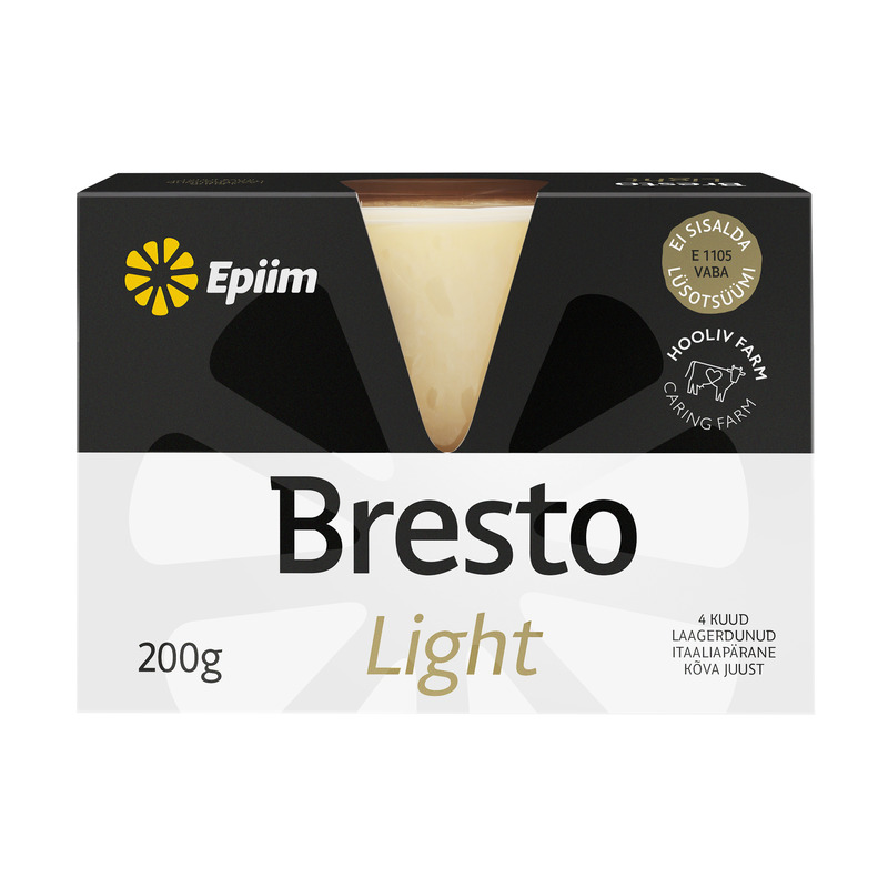 Bresto juust light laktoosivaba, E-PIIM, 200 g