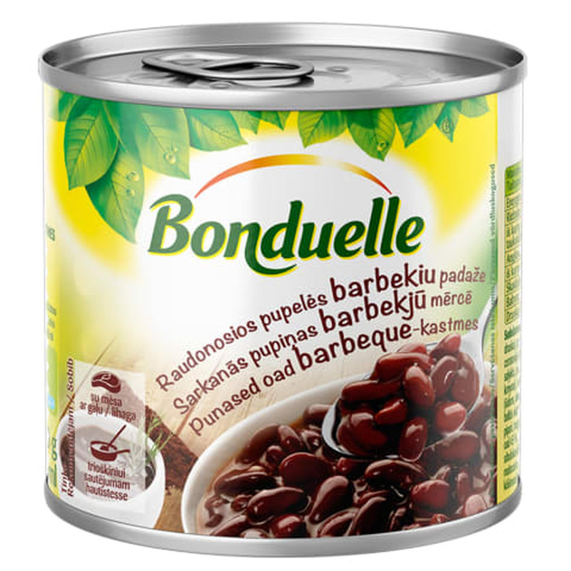 Punased oad BBQ kastmes, BONDUELLE, 430 g