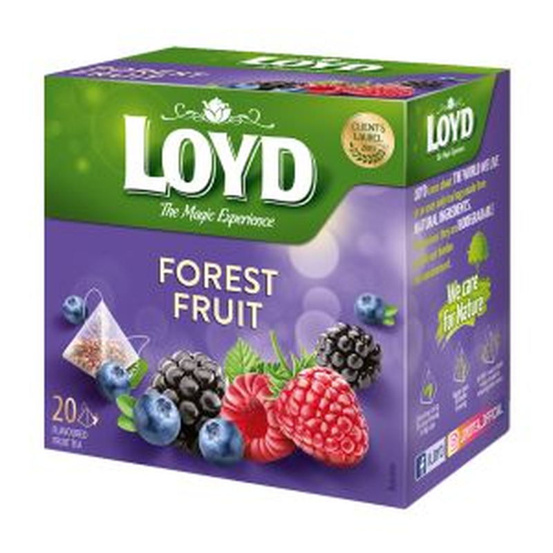 Metsamarjatee püramiid kotis 20pk, LOYD, 40 g