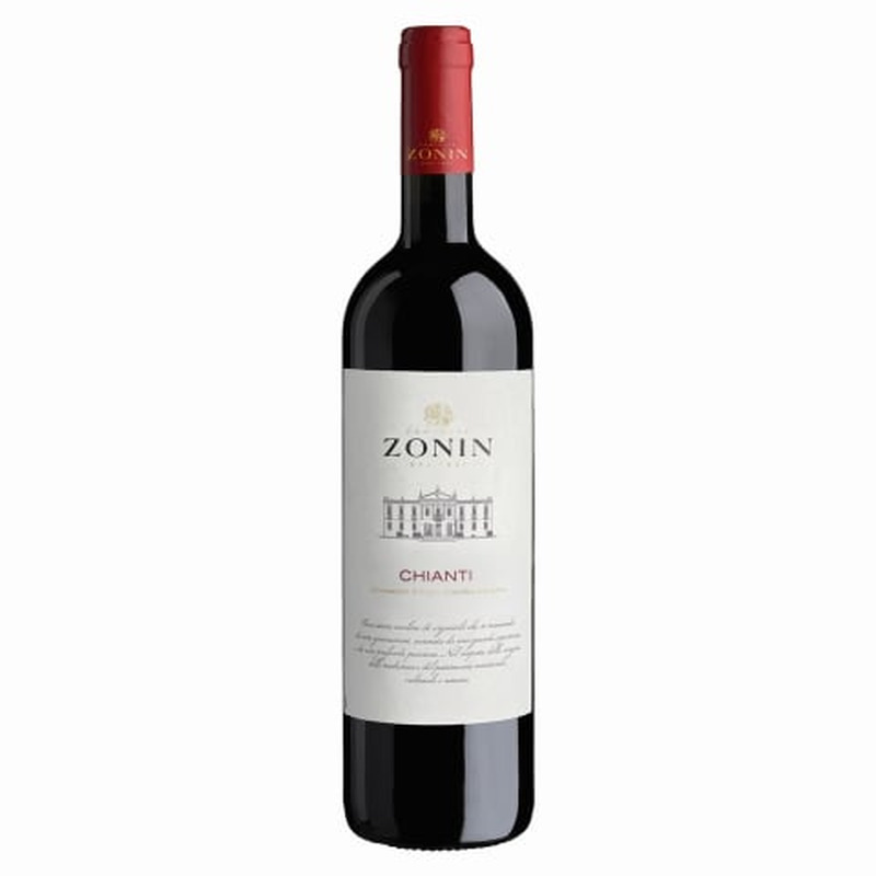 Kaitstud päritolunimetusega vein Zonin Chianti 12,5%vol 0,75l