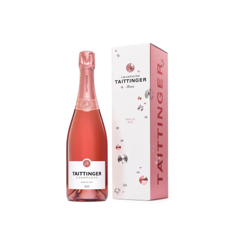 Kaitstud päritolunimetusega kvaliteetvahuvein Champagne Taittinger Prestige rose Brut 12,5%vol 0,75l