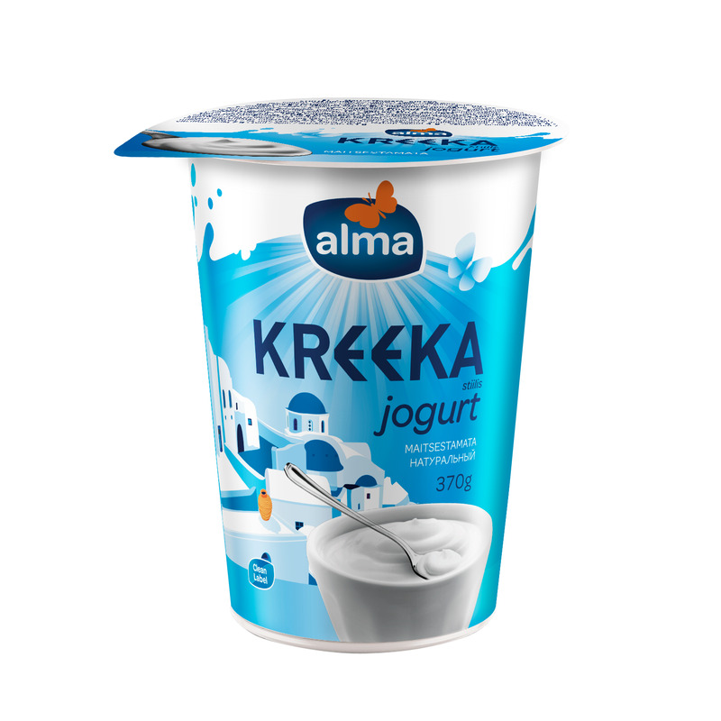 Kreeka jogurt maitsestamata, VALIO ALMA, 370 g