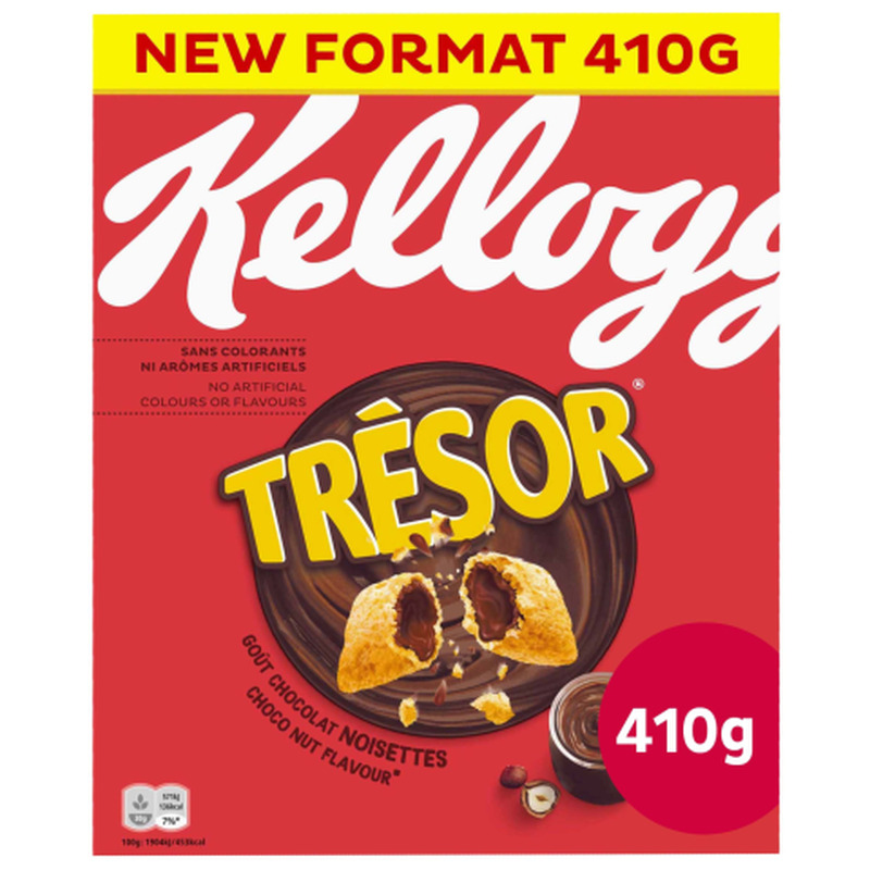 Hommikuhelbed Tresor Choco Nut, KELLOGG'S, 410 g