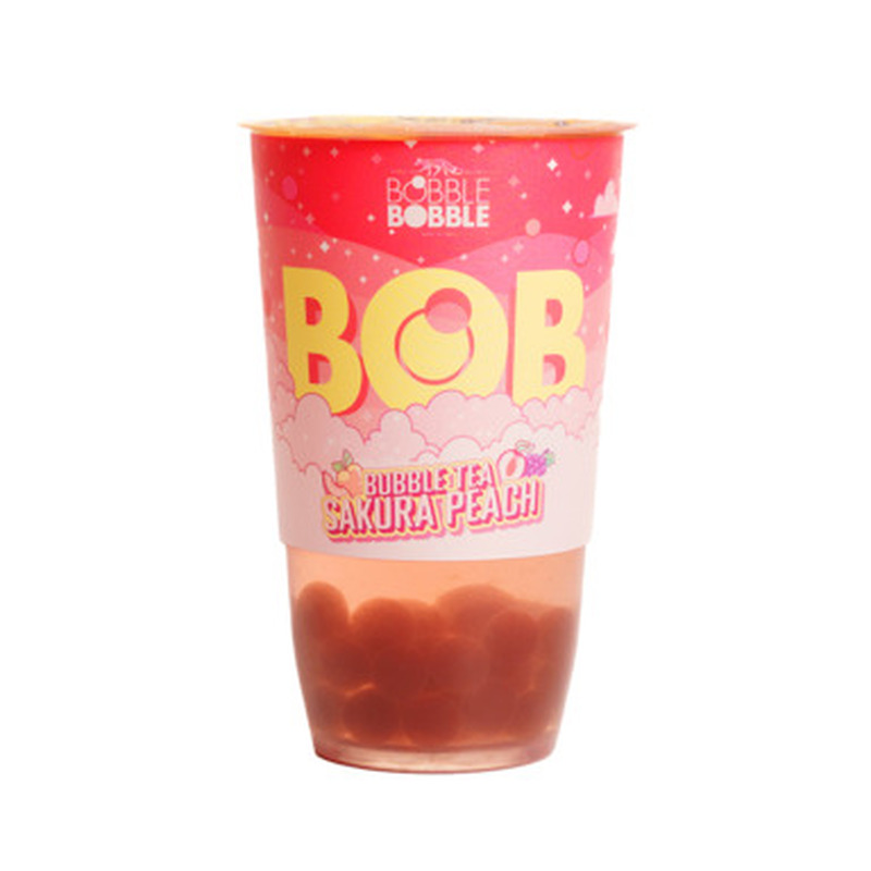 BOB BUBBLE TEA Sakura virsik 0,36l