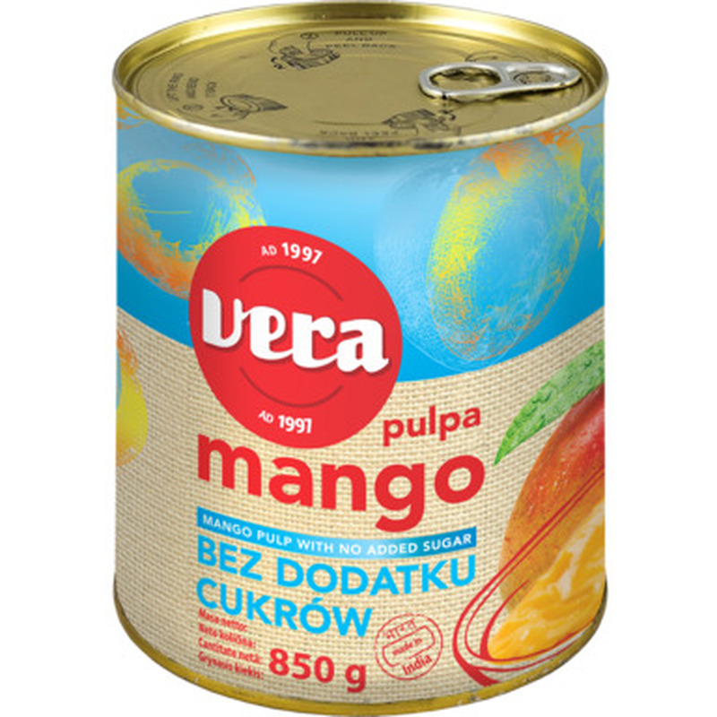 VERA Alphonso mangopüree 850g (suhkruta) EO