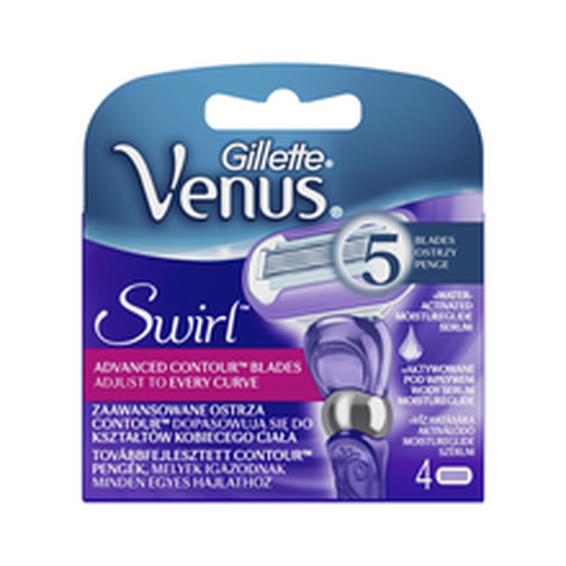 Varuterad Venus Swirl, GILETTE, 4 tk