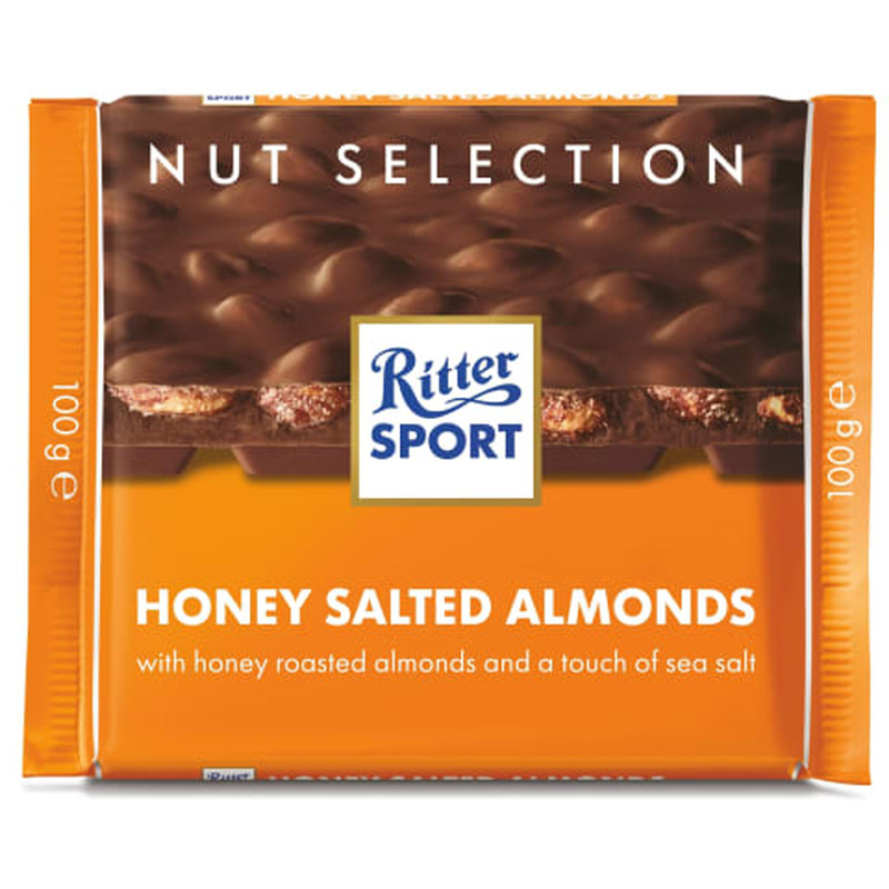 Piimašokolaad mandli ja meega Ritter Sport 100g