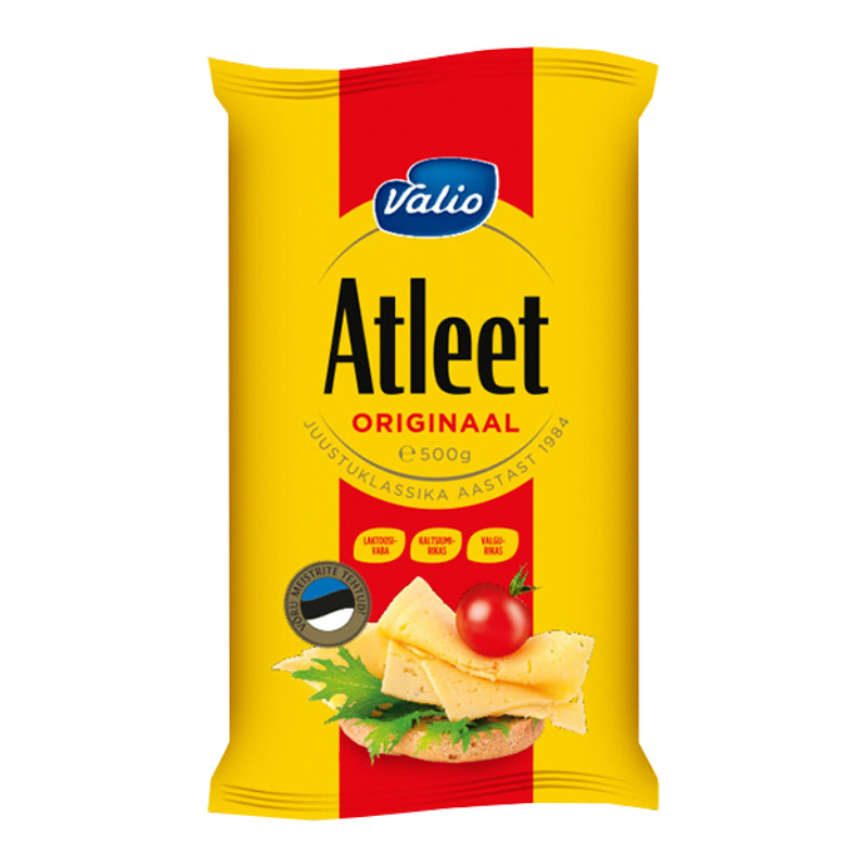 Juust Atleet Originaal, VALIO, 500 g