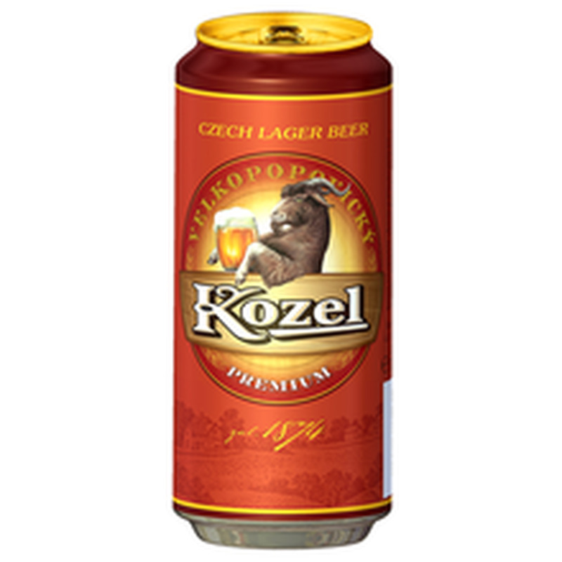 Velkopopov. Kozel Premium hele õlu 4,8%vol 500ml