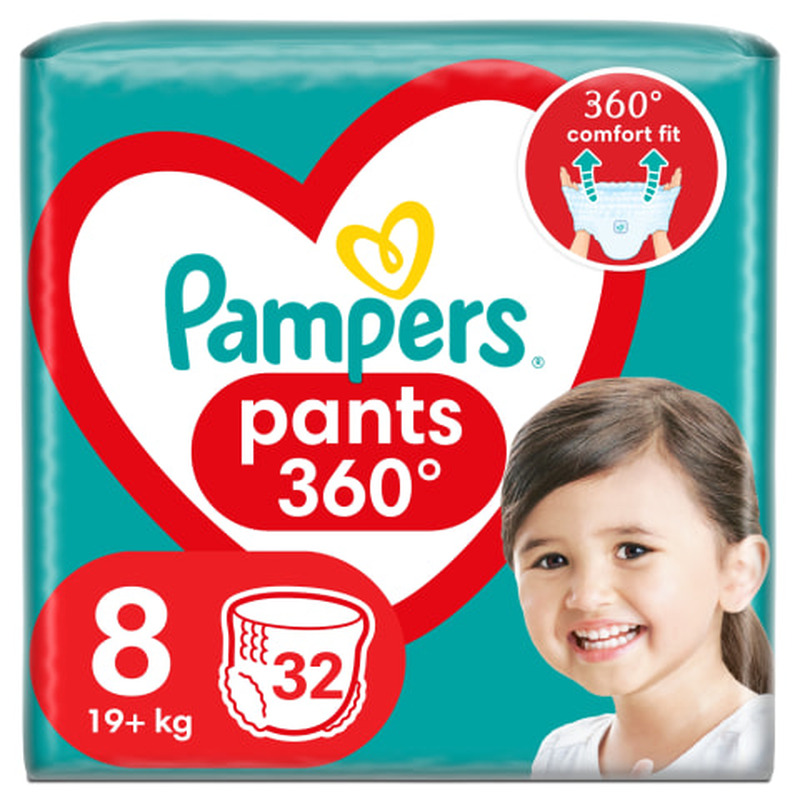 Püksmähkmed Pampers Jumbo Pack S8 32tk