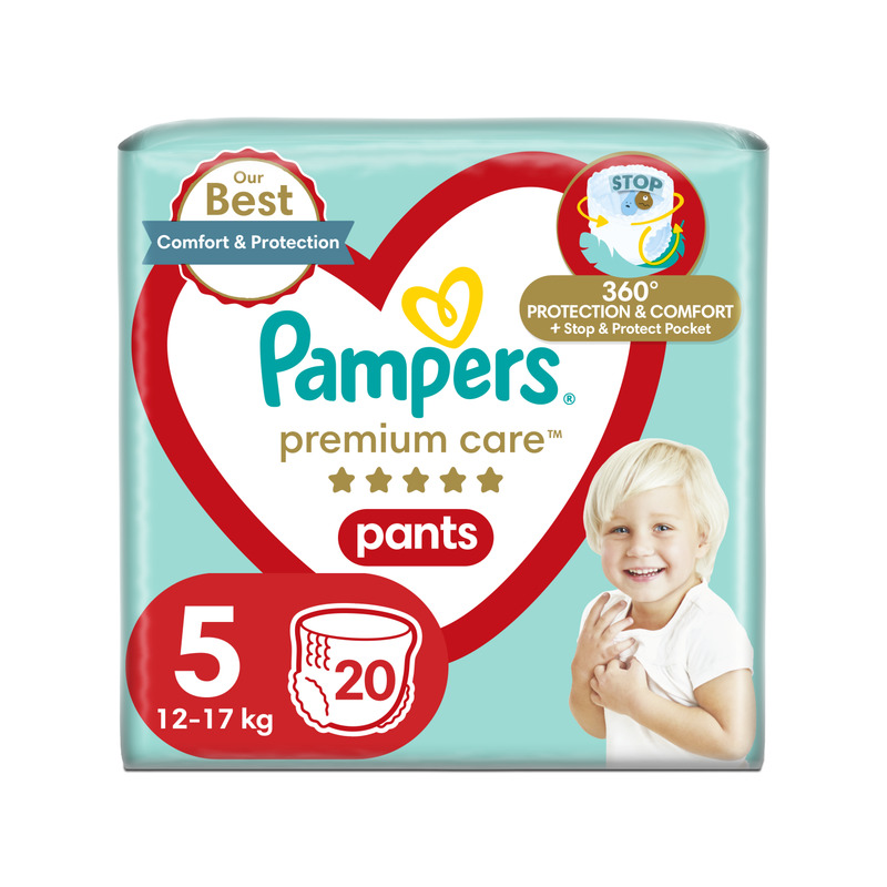 Pampers Premium Care Pants Püksmähkmed, Suurus 5, 20 Mähet, 12-17kg