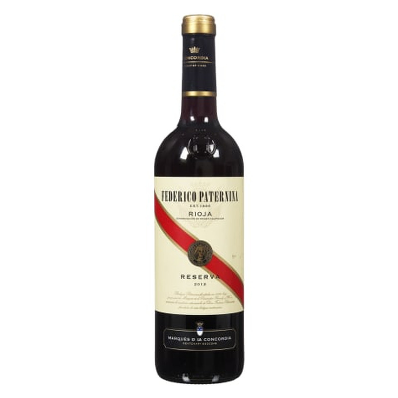 Kaitstud päritolunimetusega vein Federico Paternina Rioja Reserva 0,75l